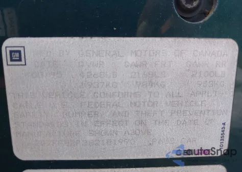 1995 Chevrolet Camaro Z28 z USA, uszkodzony, nr VIN 2G1FP22P3S2181990